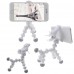 Phone Stand - Universal Pony Shaped Adjustable Phone Clip Grip Holder Stand - White